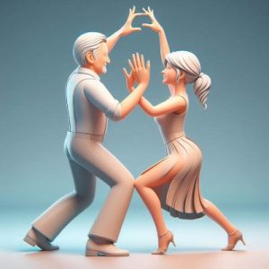 A couple dancing advanced moves at danceteacherlatin.com