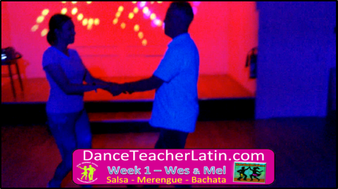 (pic 2) - Wes & Mel - week 1 - first dance lessons at DanceTeacherLatin.com